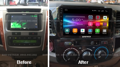 Màn hình DVD Android xe Toyota Fortuner 2005 - 2016 | Zestech Z800 New